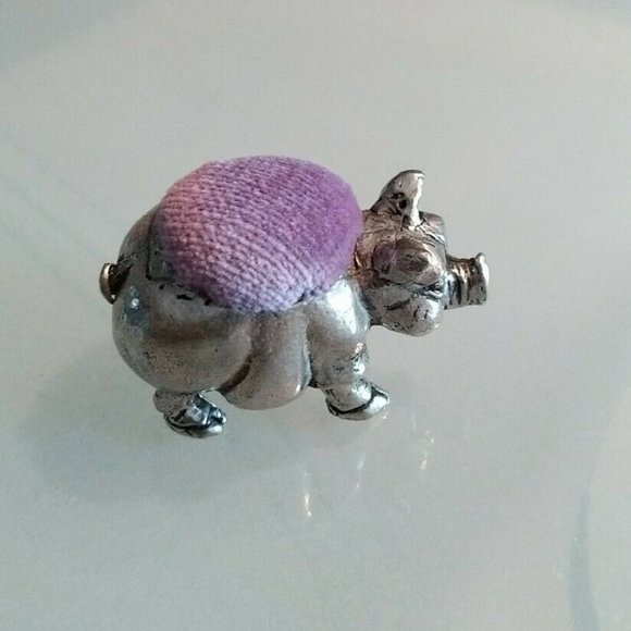 A E Williams Pewter PIG Pin Cushion Made England - Picture 4 of 7